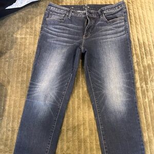 White House Black Market Dark Blue Skinny Jeans